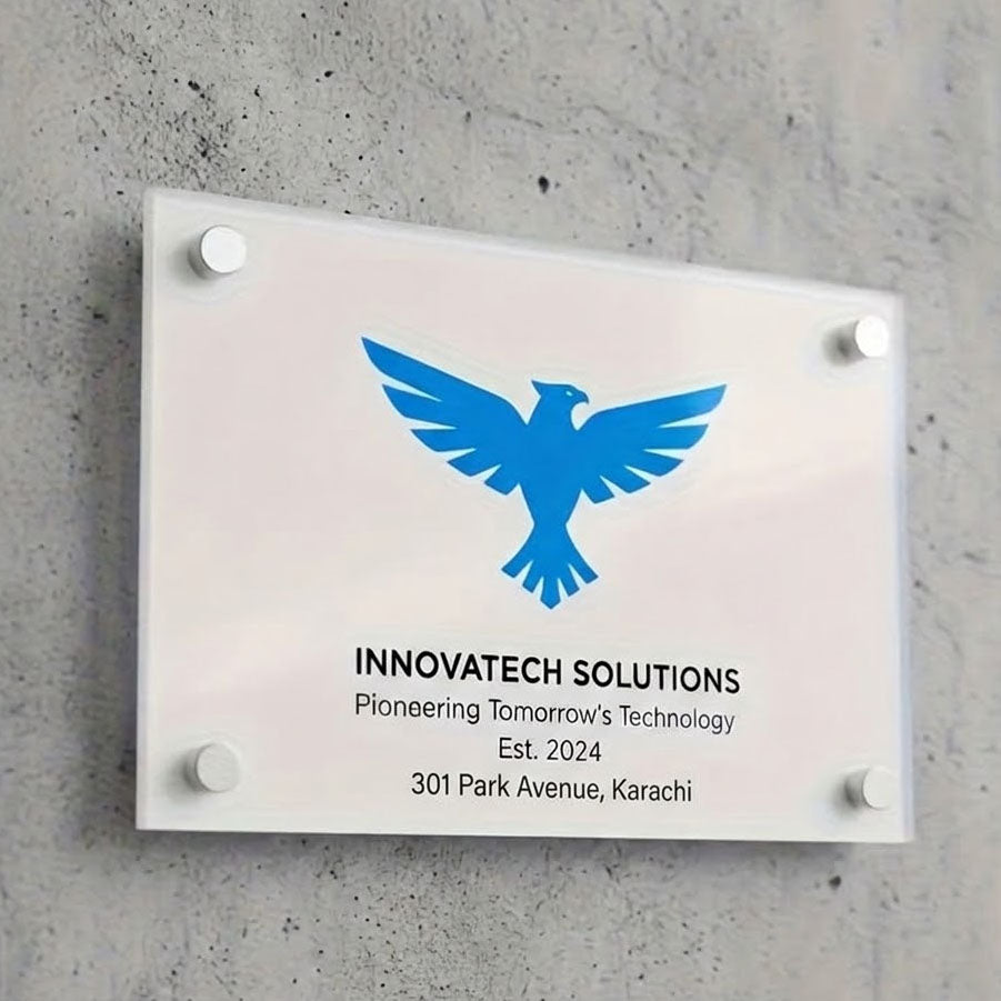 Company Logo Sign for Door