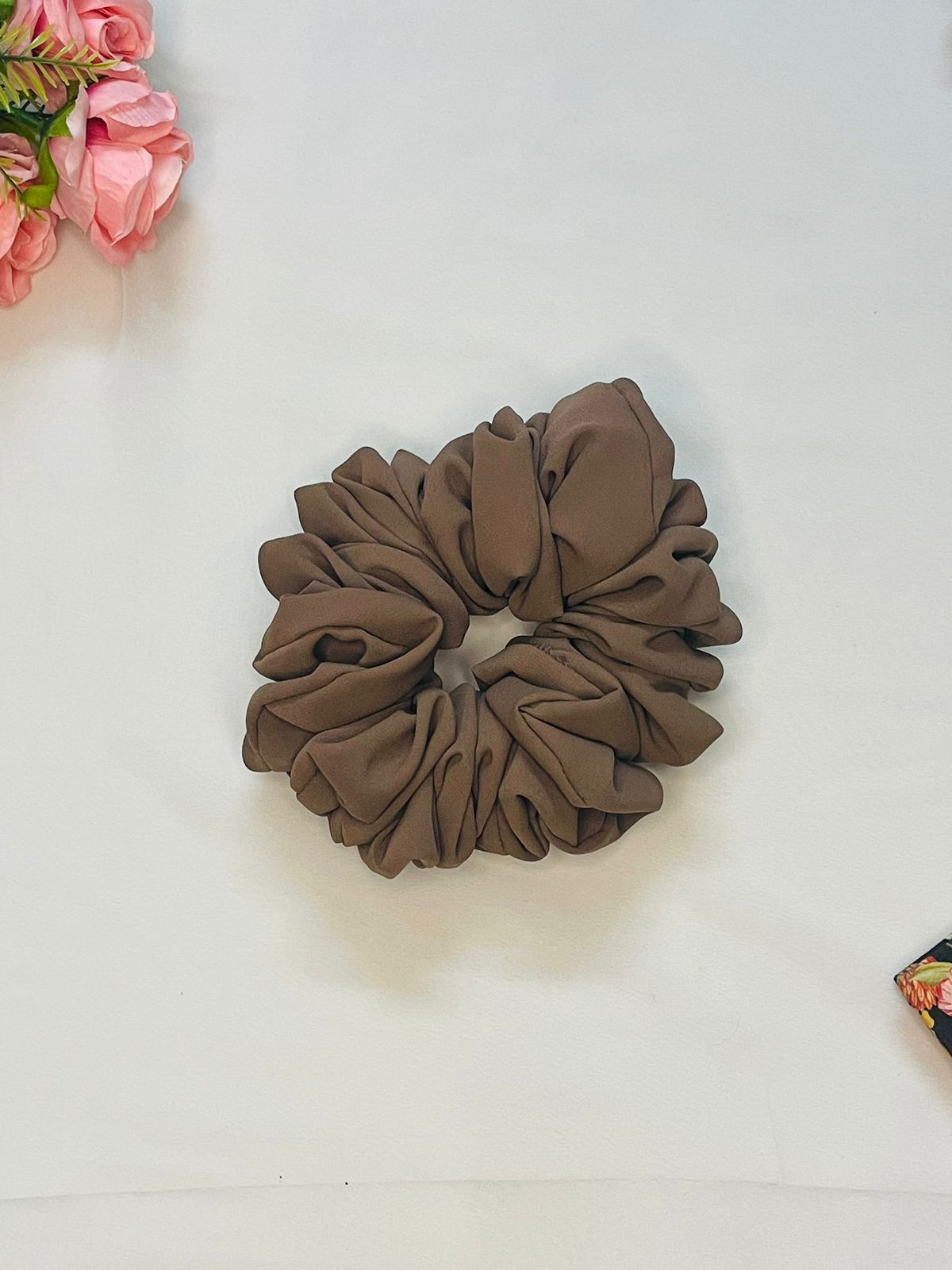 Dark Brown Scrunchie