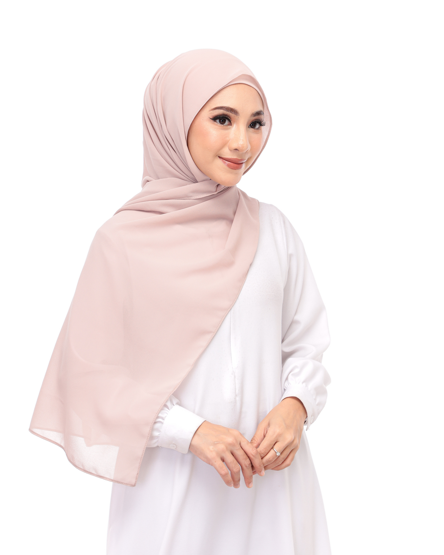 Dusty Rose Magnetic Hijab