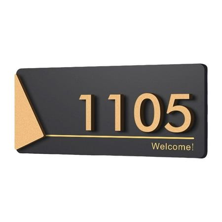 3D Embossed Acrylic Letters Name Plate