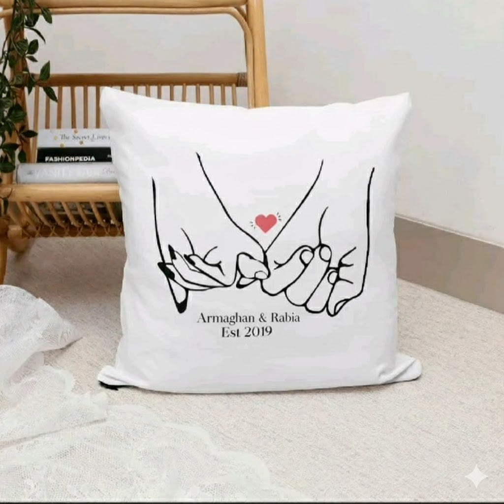 Customized Pillow With names