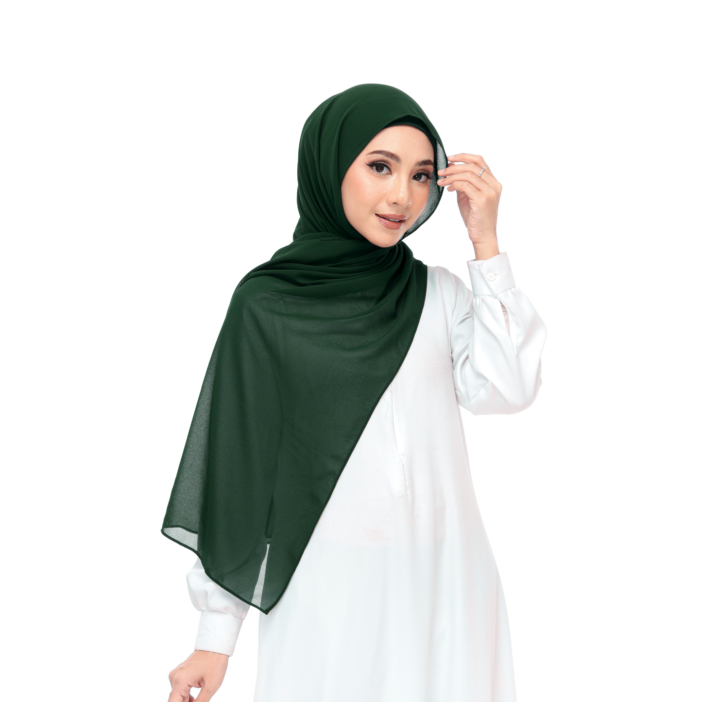 Green Magnetic Hijab