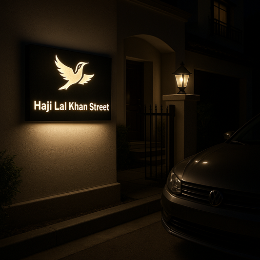 LED House name plate