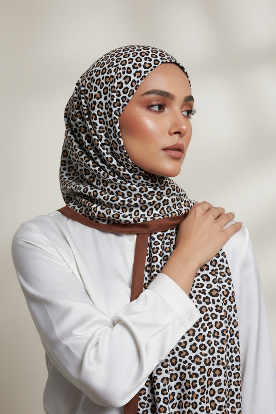 Printed Lawn Leopard - Choco