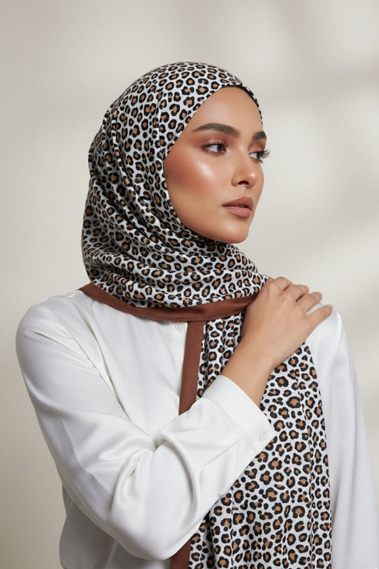 Printed Lawn Leopard - Choco