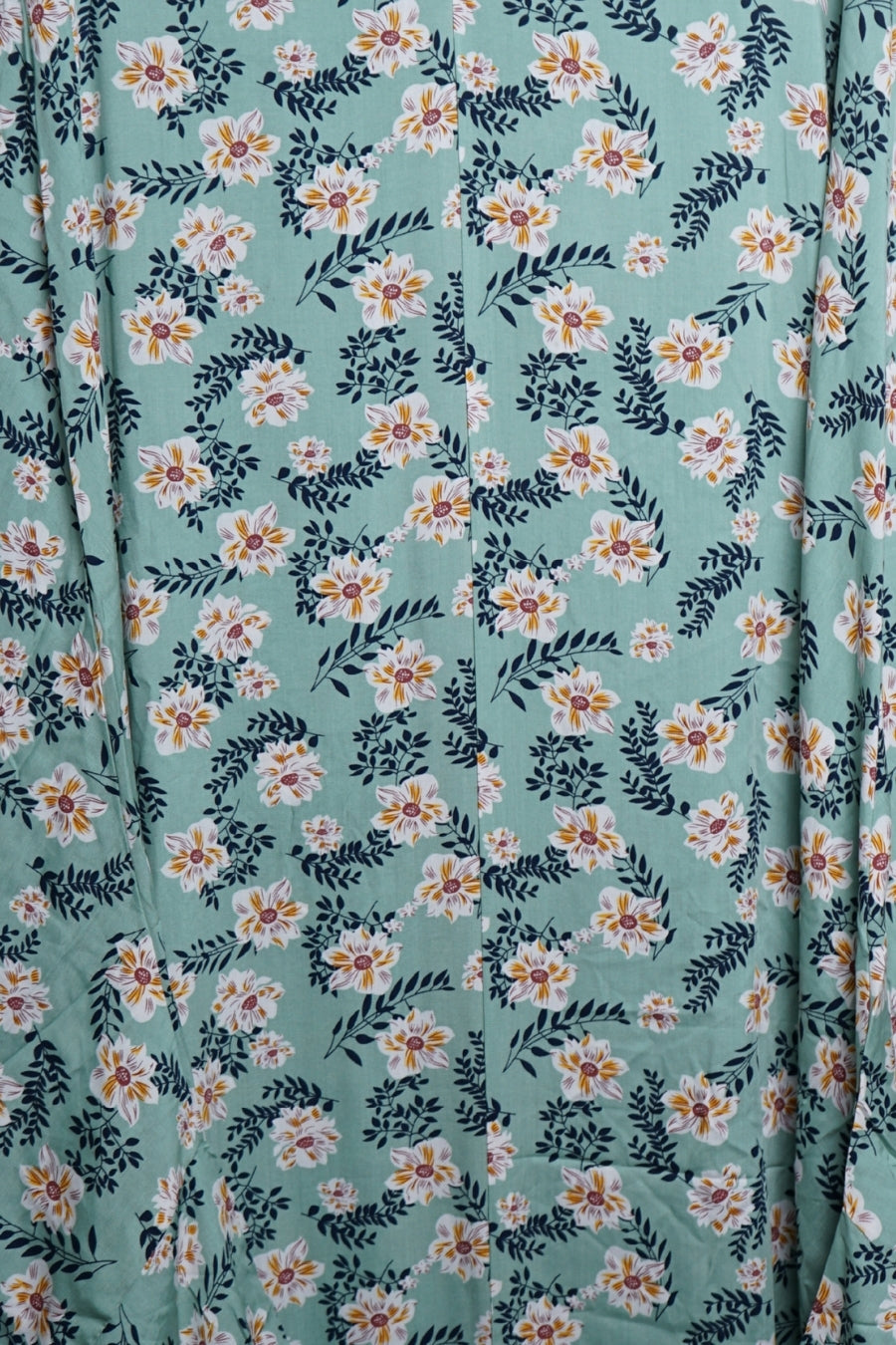 Printed Namaz Chaddar - Green Flower