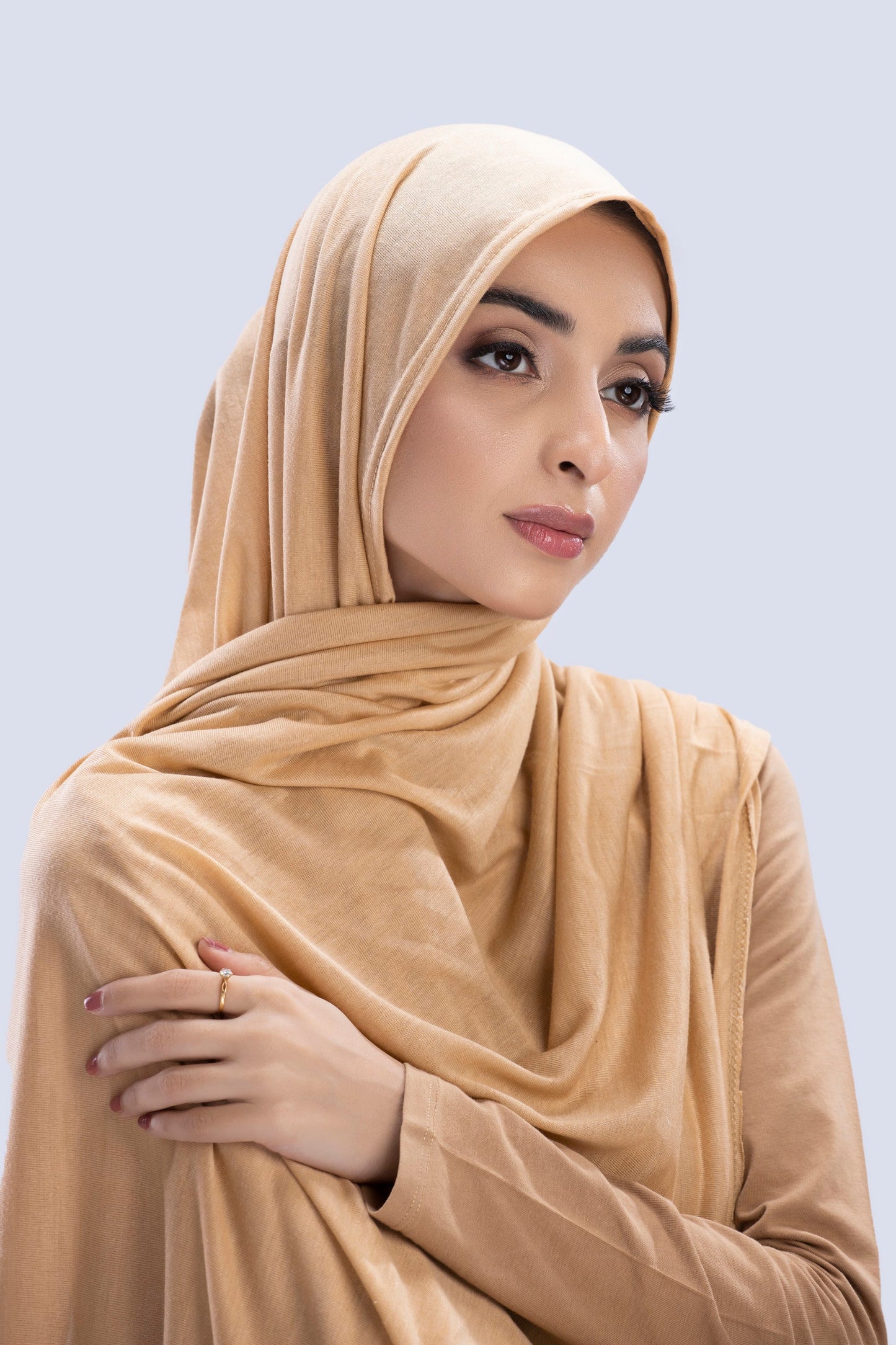 Jersey Hijab - Peanut