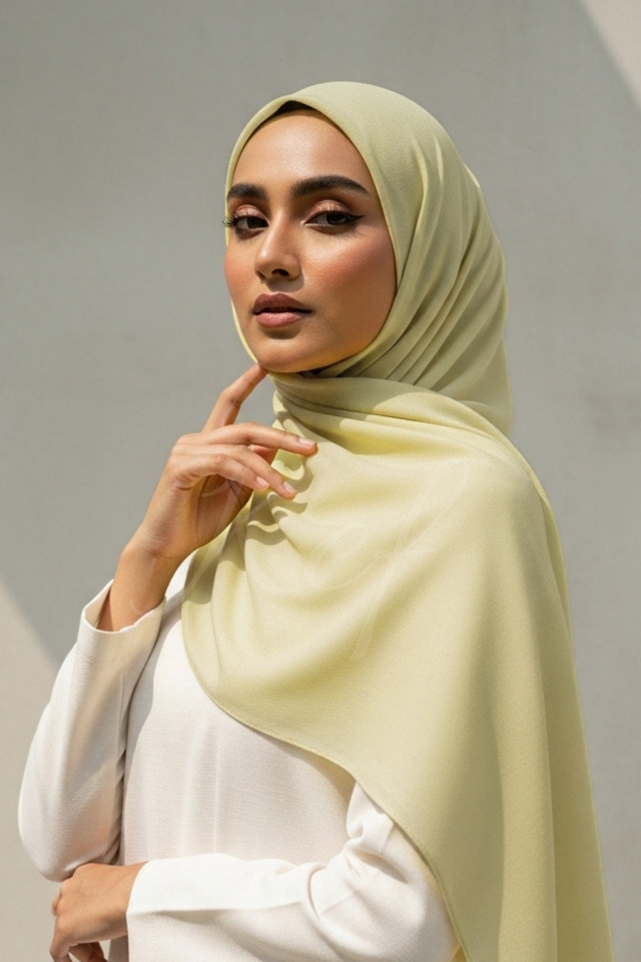 Modal Hijab - Lemon
