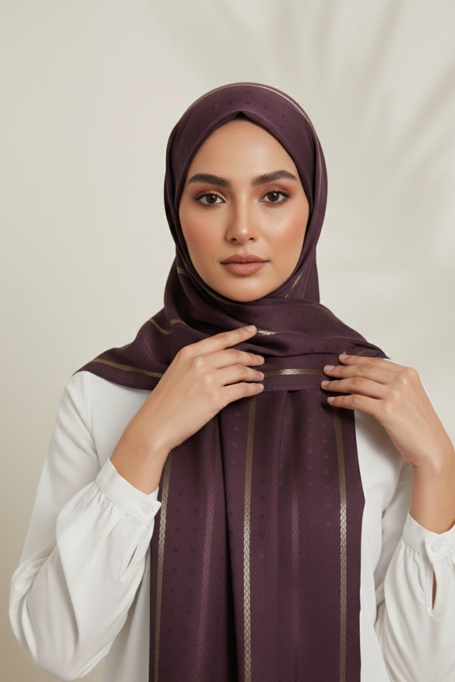 Golden Petal Lawn - Plum