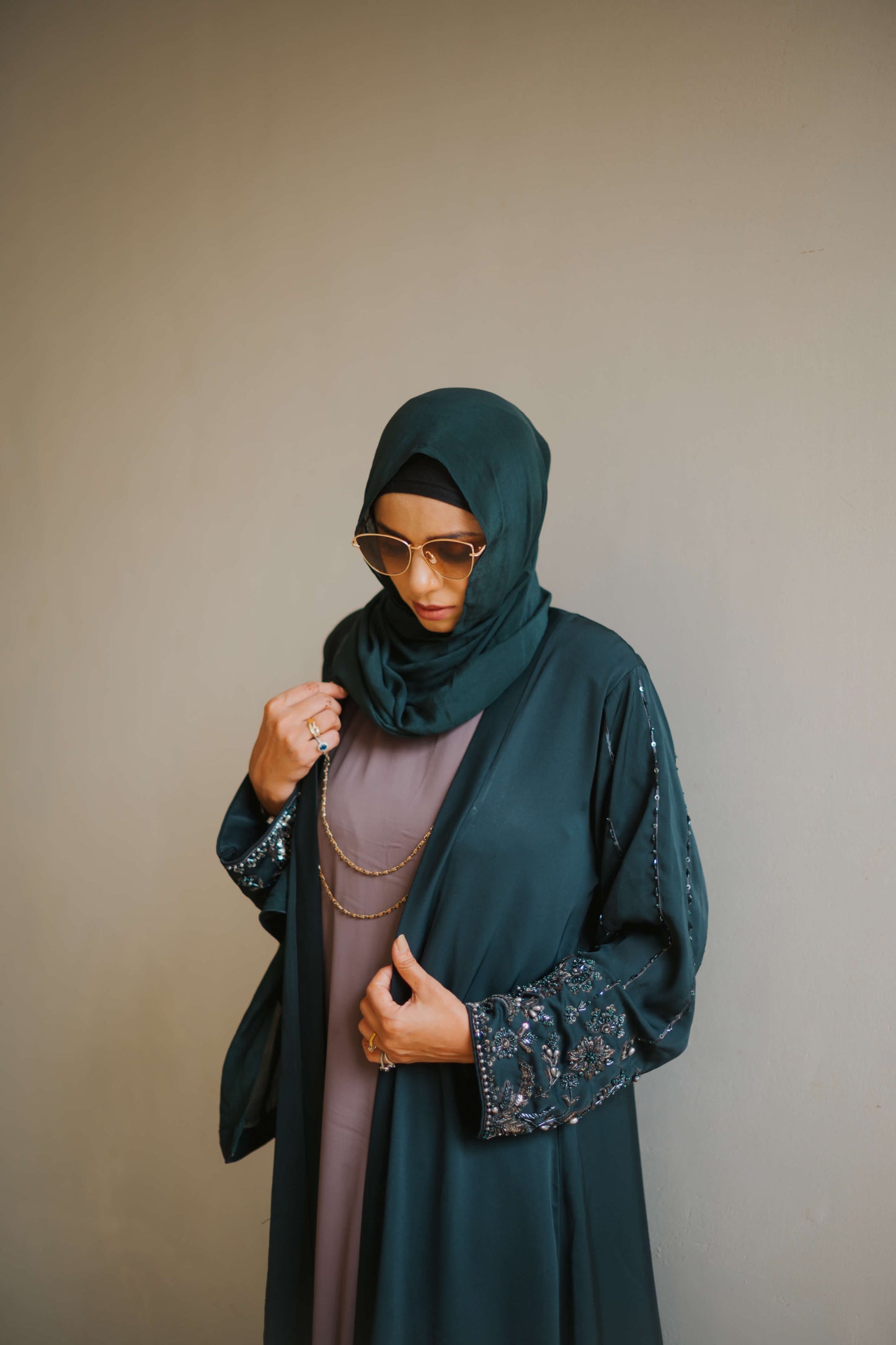 Turquoise Abaya