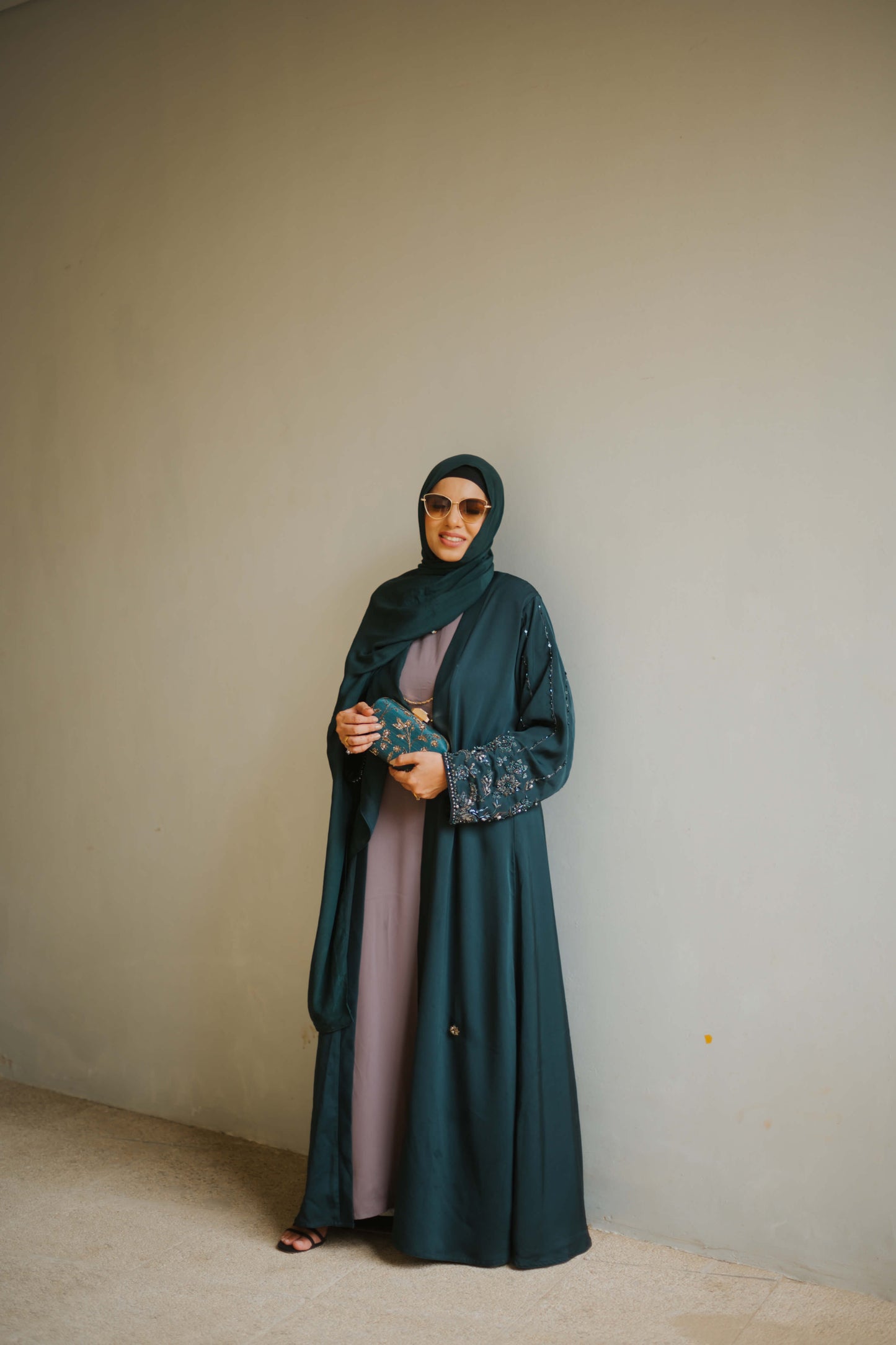 Turquoise Abaya