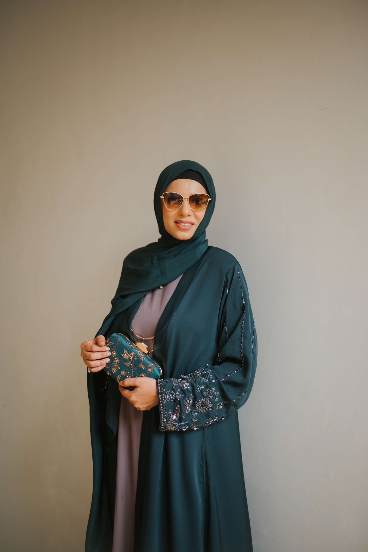 Turquoise Abaya