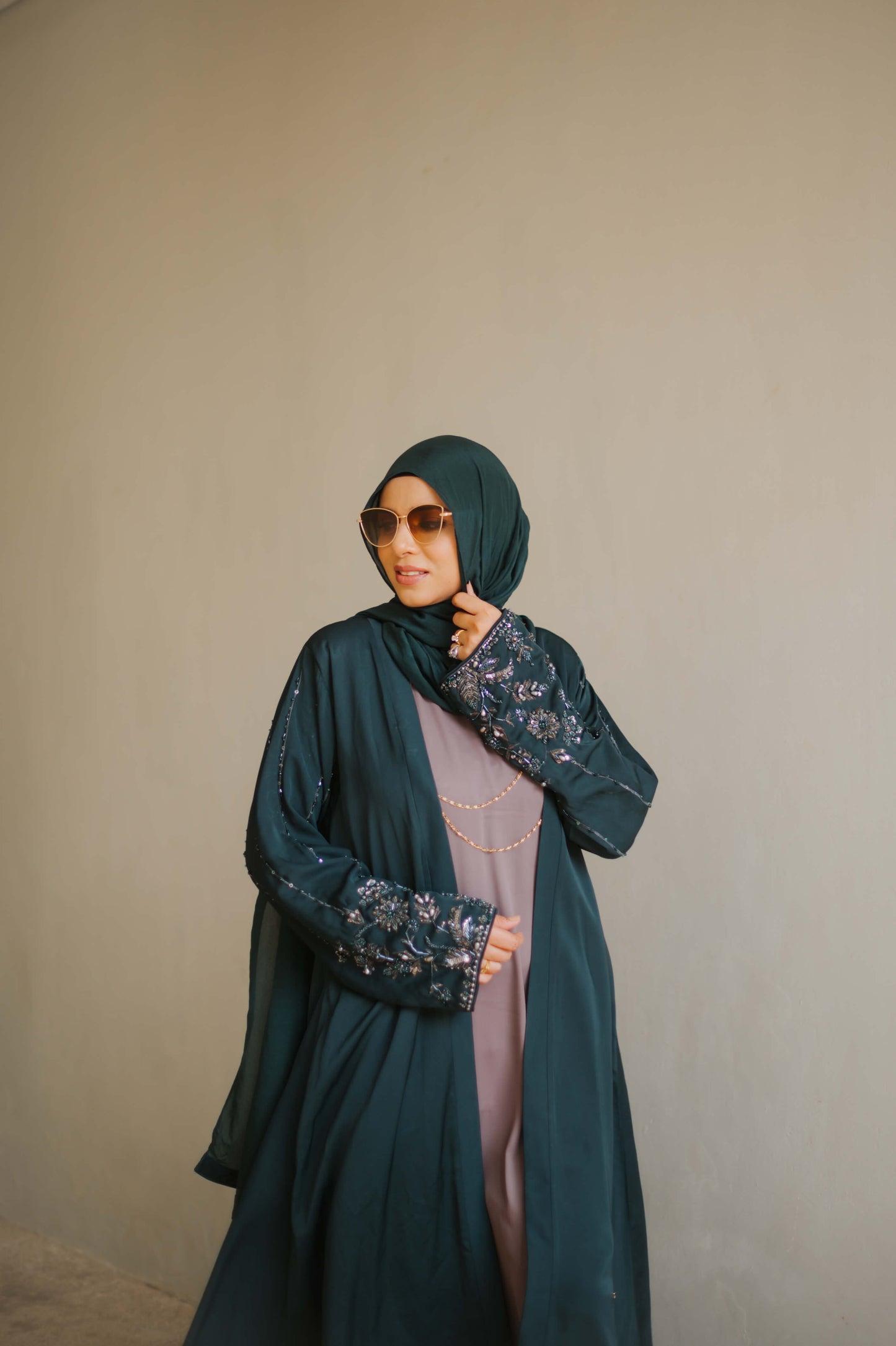 Turquoise Abaya