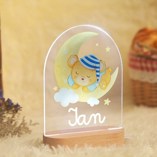 Kids Room Lamp with Customize name
