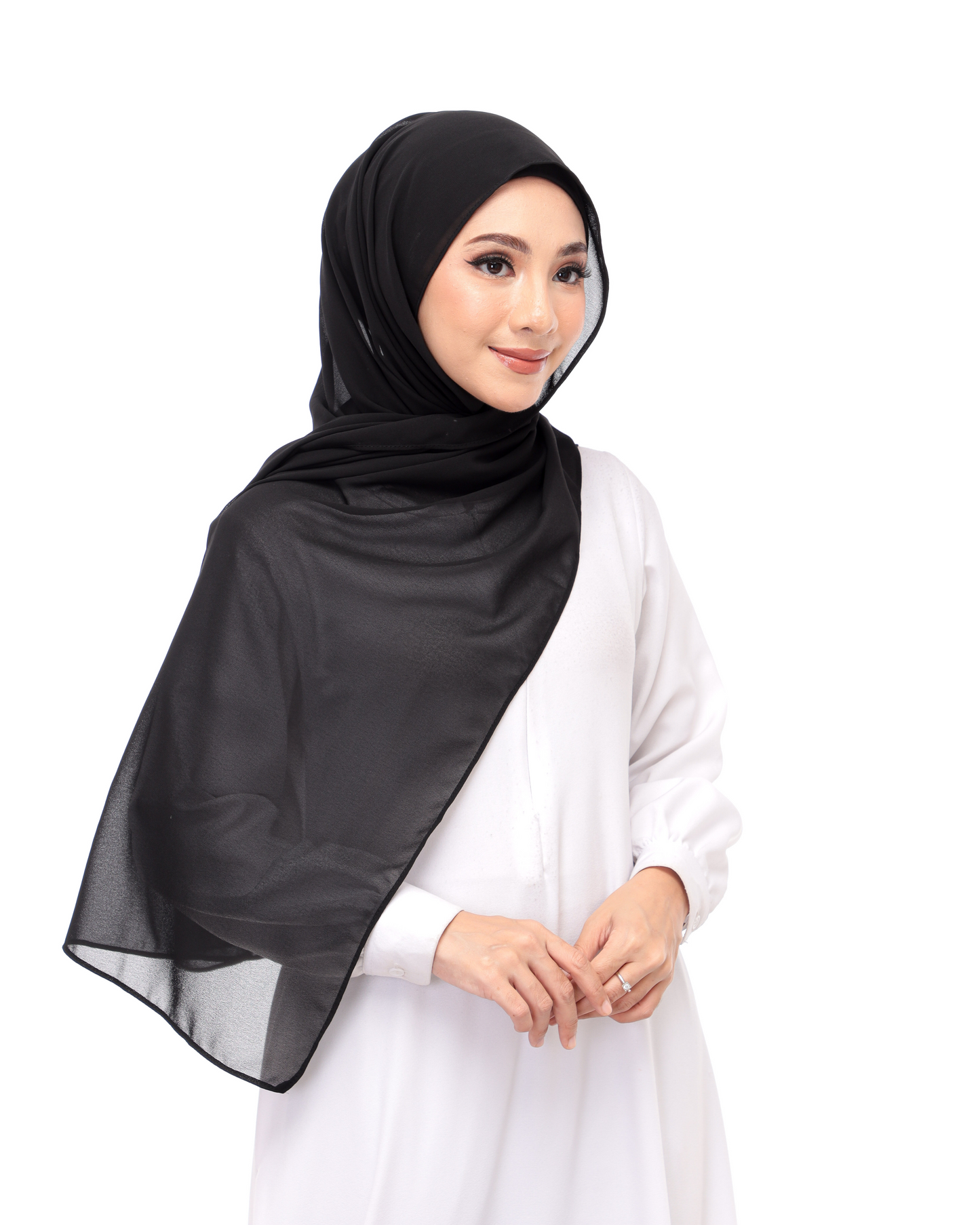 Black Magnetic Hijab