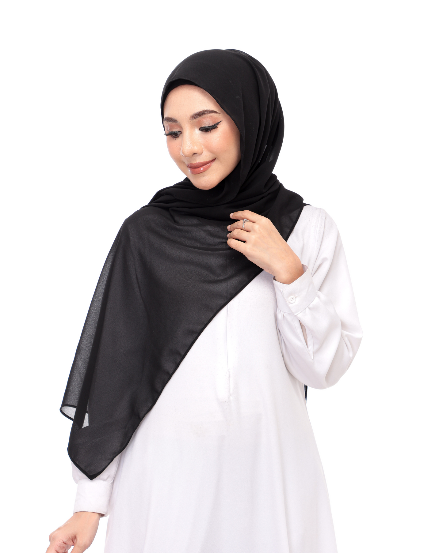 Black Magnetic Hijab
