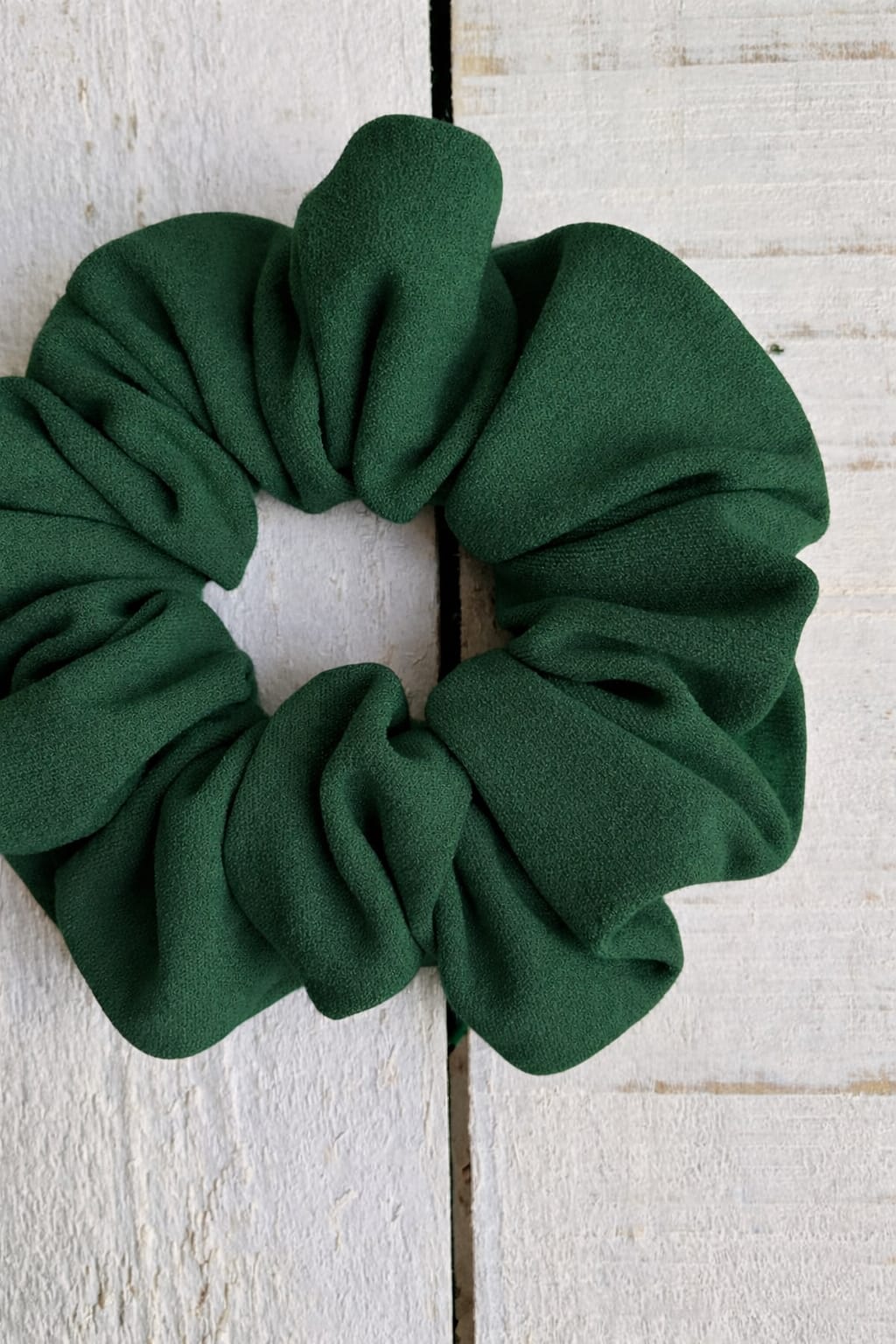 Dark Green Scrunchie