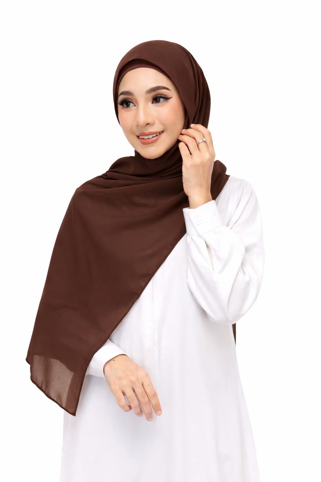 Buy 2 Chiffon Magnetic Hijabs (Get A Scrunchie Free)