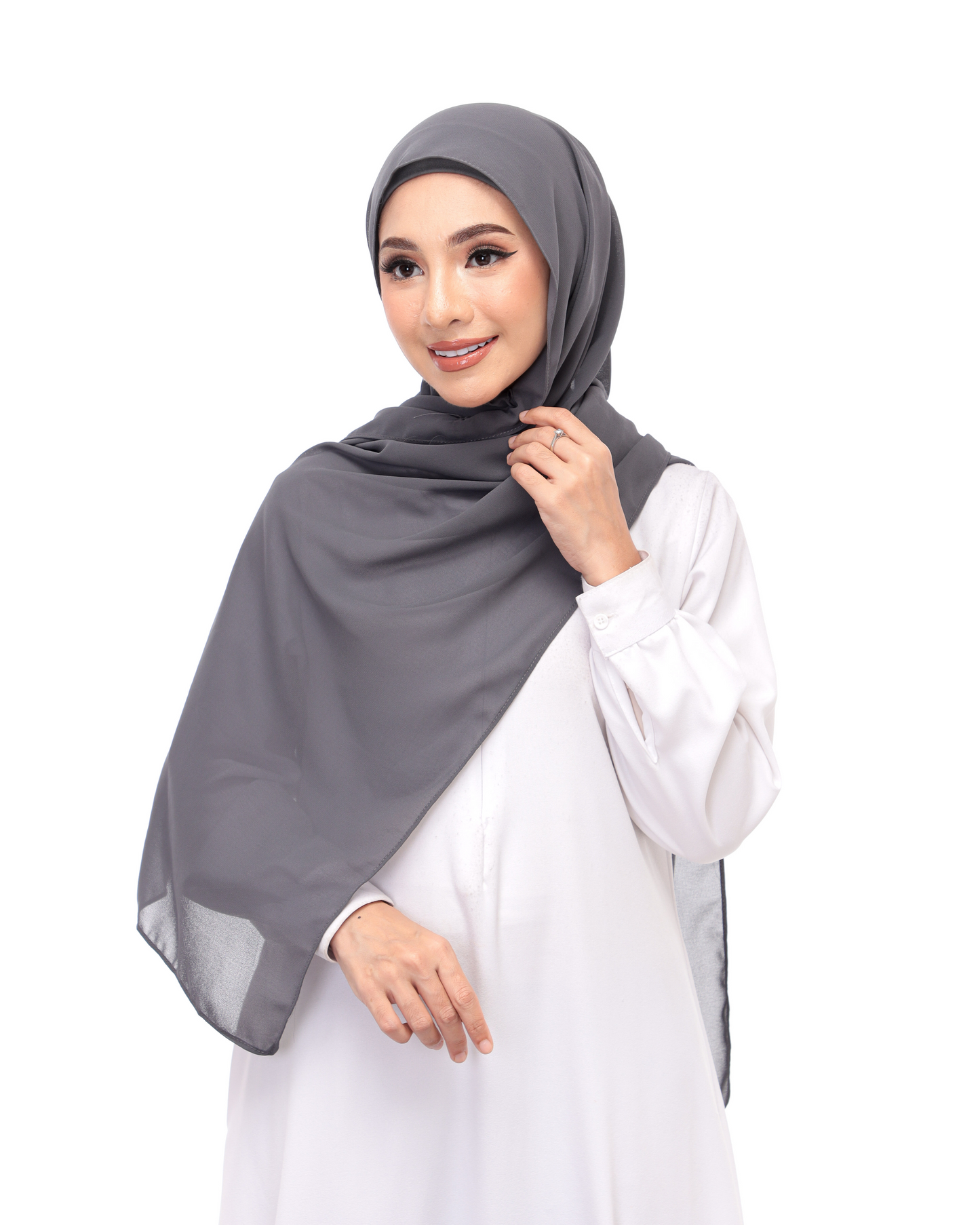 Buy 2 Chiffon Magnetic Hijabs (Get A Scrunchie Free)