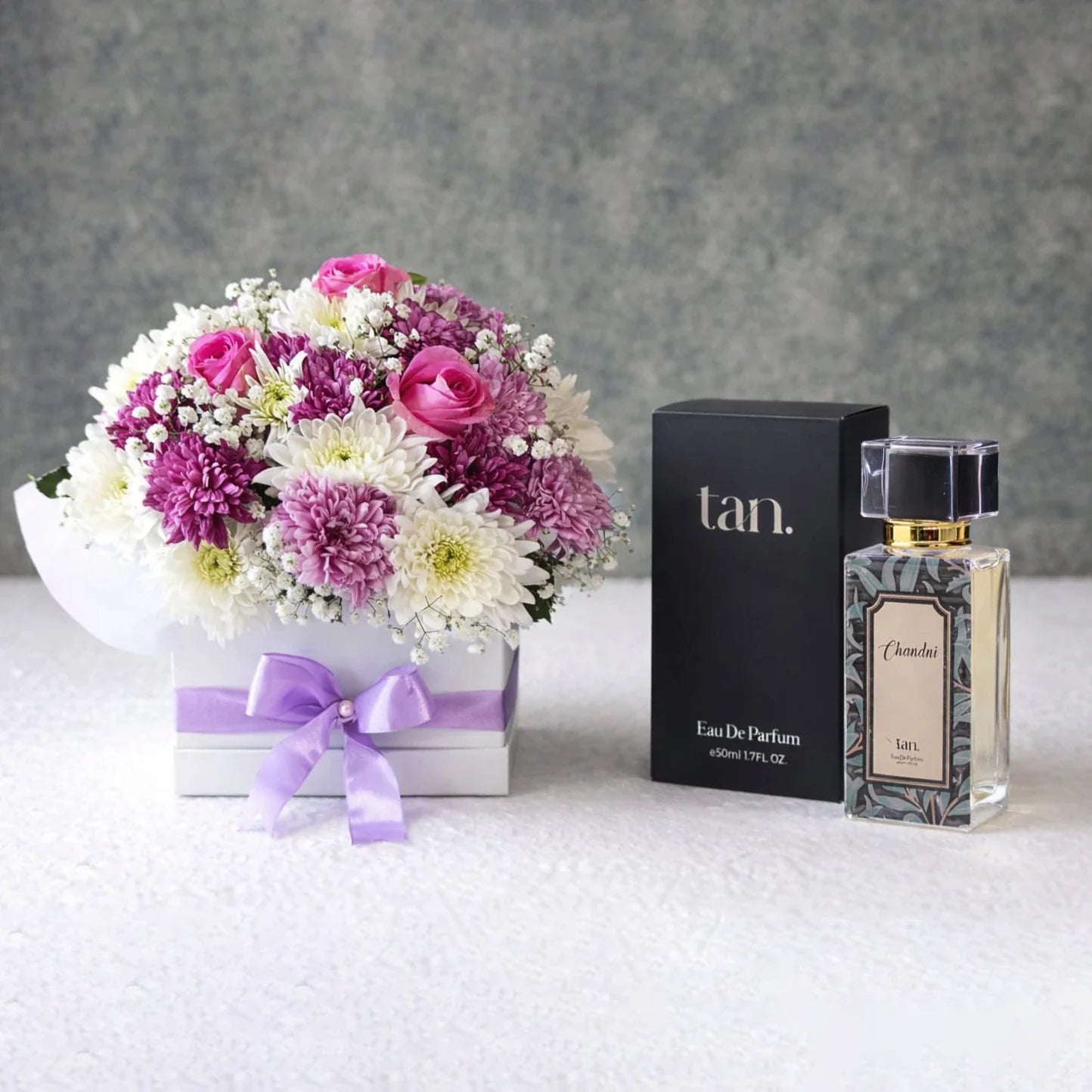 Combination 21 - Floral Box with Unisex Chandni Perfume
