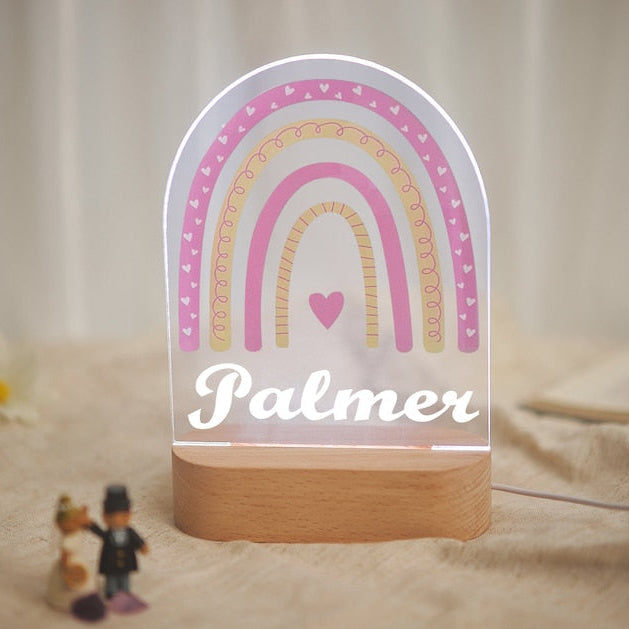 Kids room name Lamp