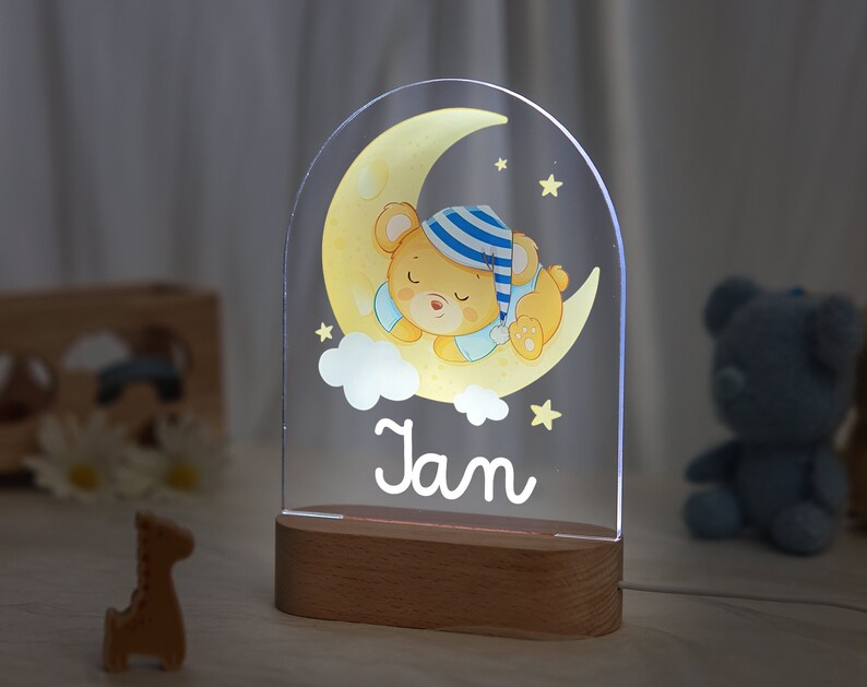 Kids Room Lamp with Customize name