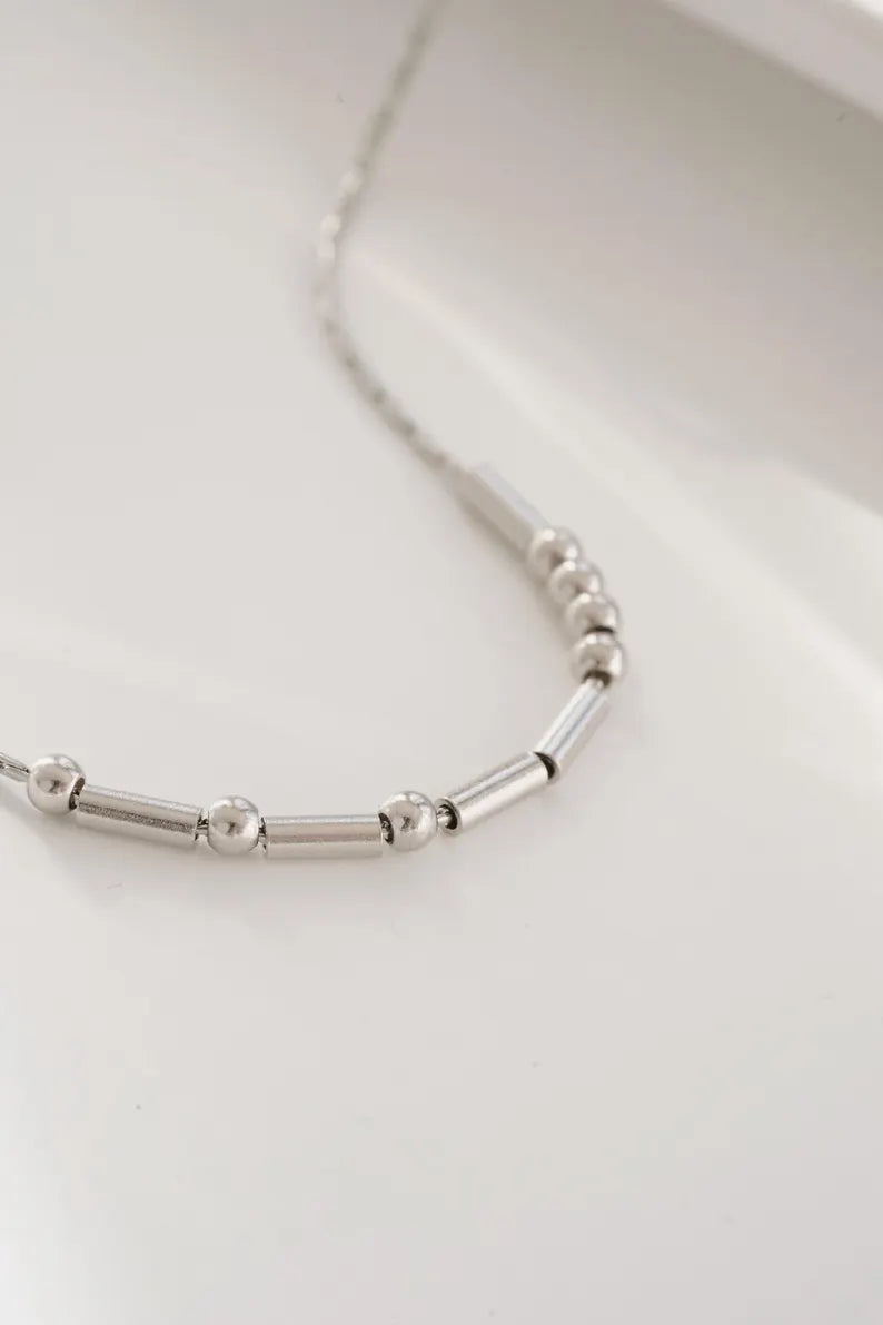 Secret Message Necklace | Personalized Morse code name necklace
