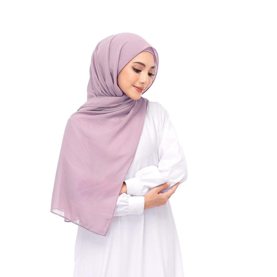 Buy 2 Chiffon Magnetic Hijabs (Get A Scrunchie Free)