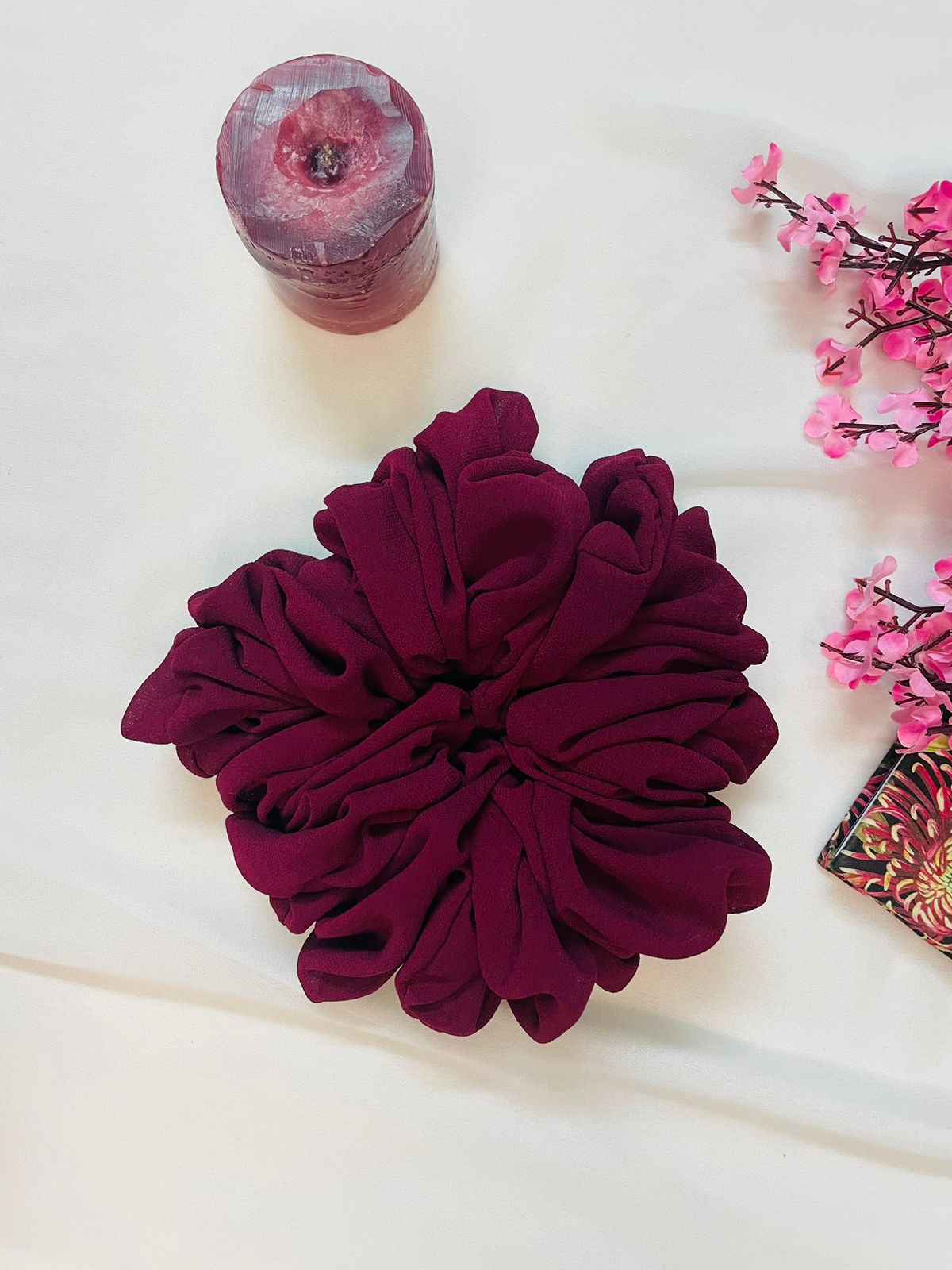 Buy 2 Chiffon Magnetic Hijabs (Get A Scrunchie Free)