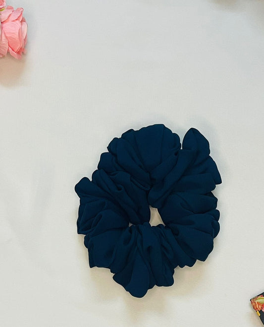 Navy Blue Scrunchie