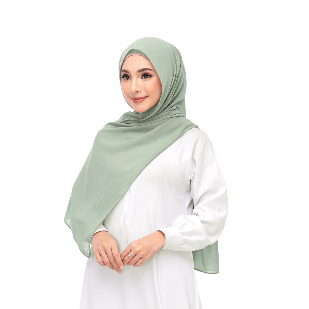 Sage Green Magnetic Hijab
