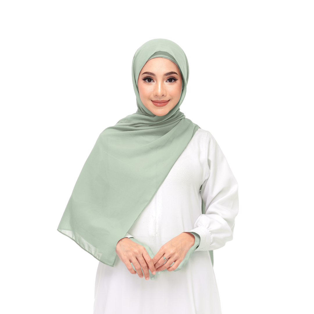 Sage Green Magnetic Hijab