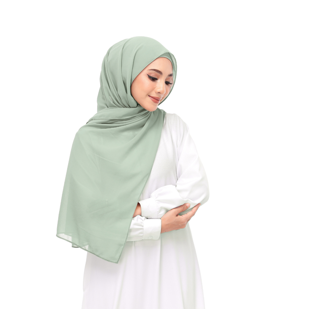 Sage Green Magnetic Hijab