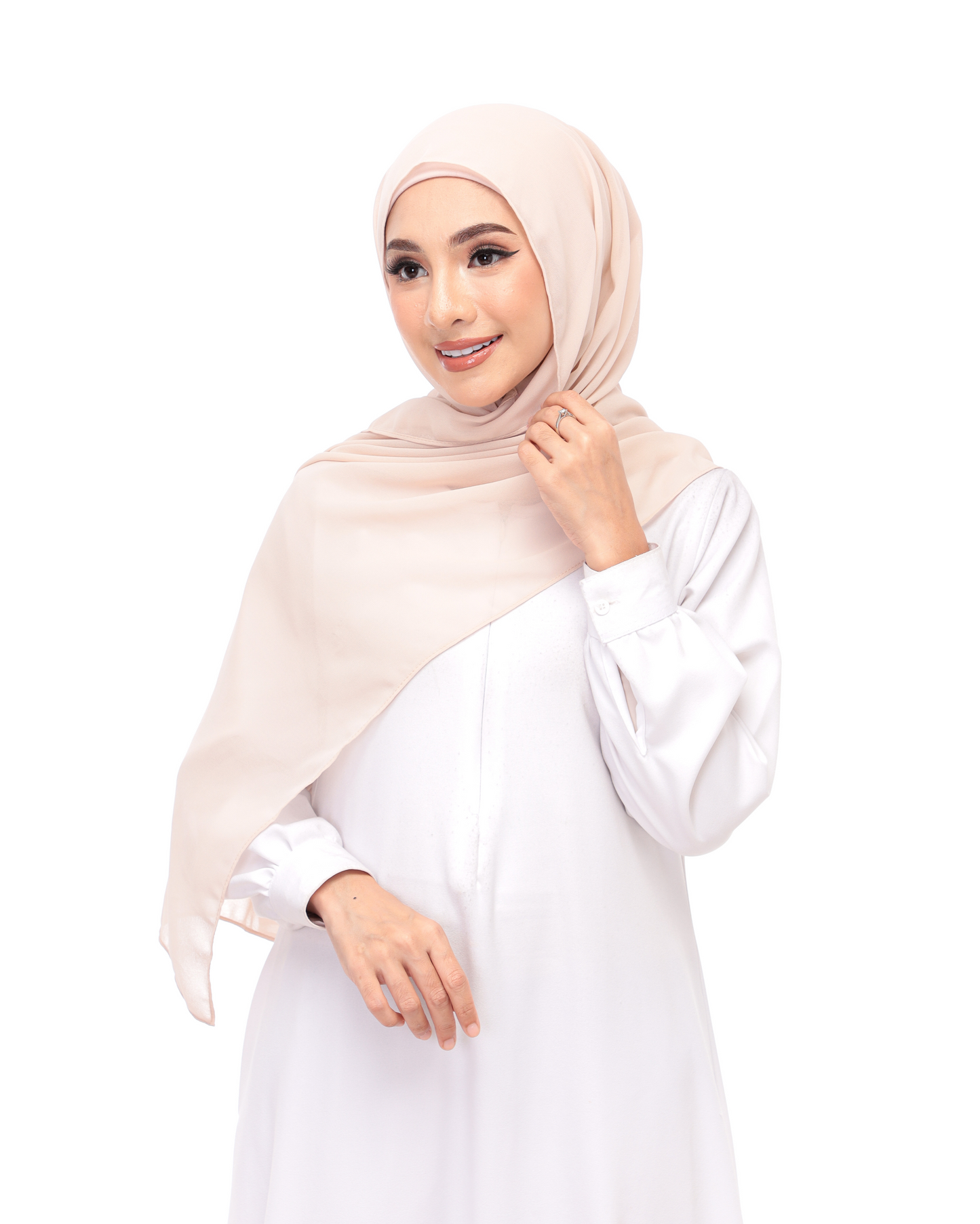 Buy 2 Chiffon Magnetic Hijabs (Get A Scrunchie Free)