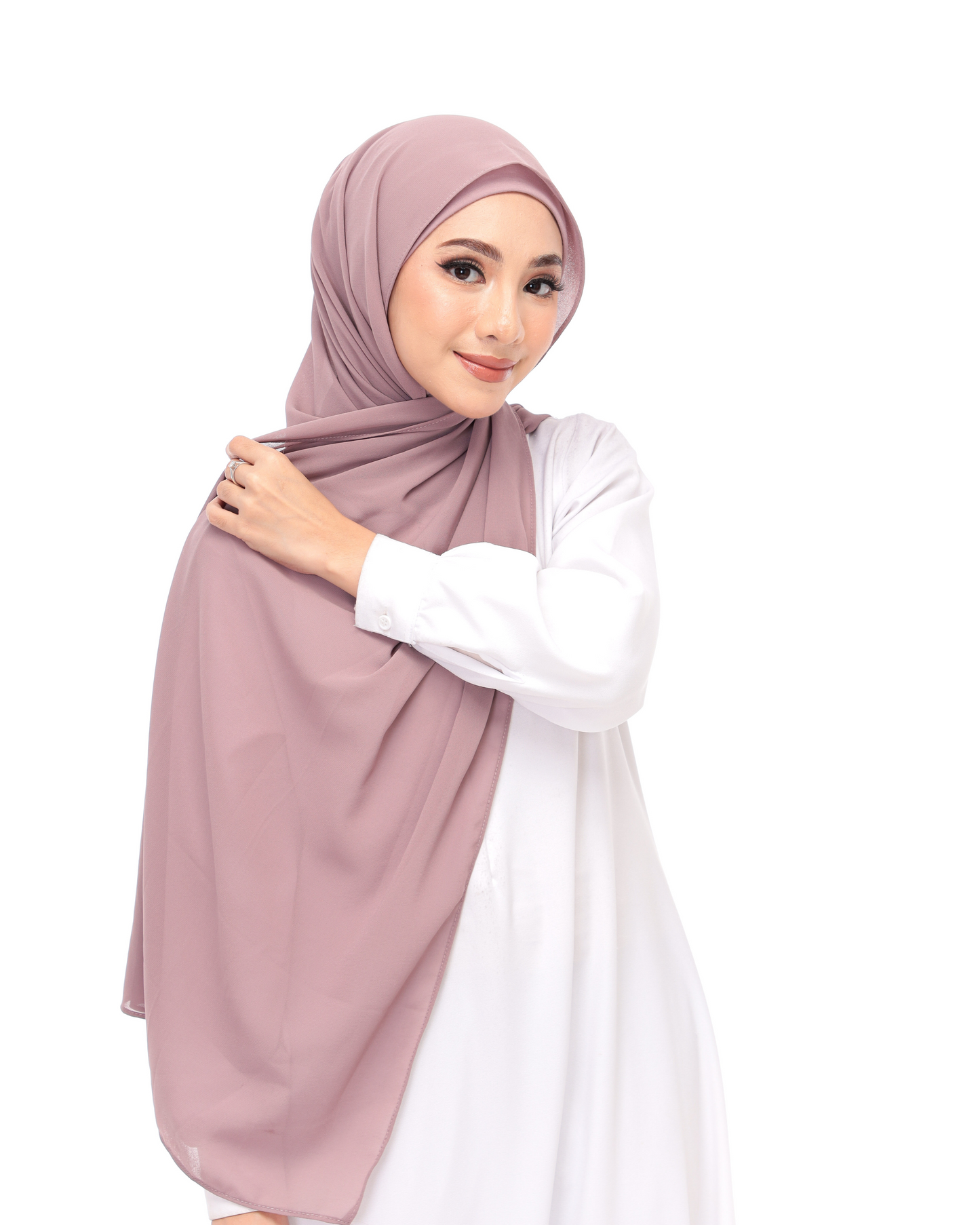 Buy 2 Chiffon Magnetic Hijabs (Get A Scrunchie Free)