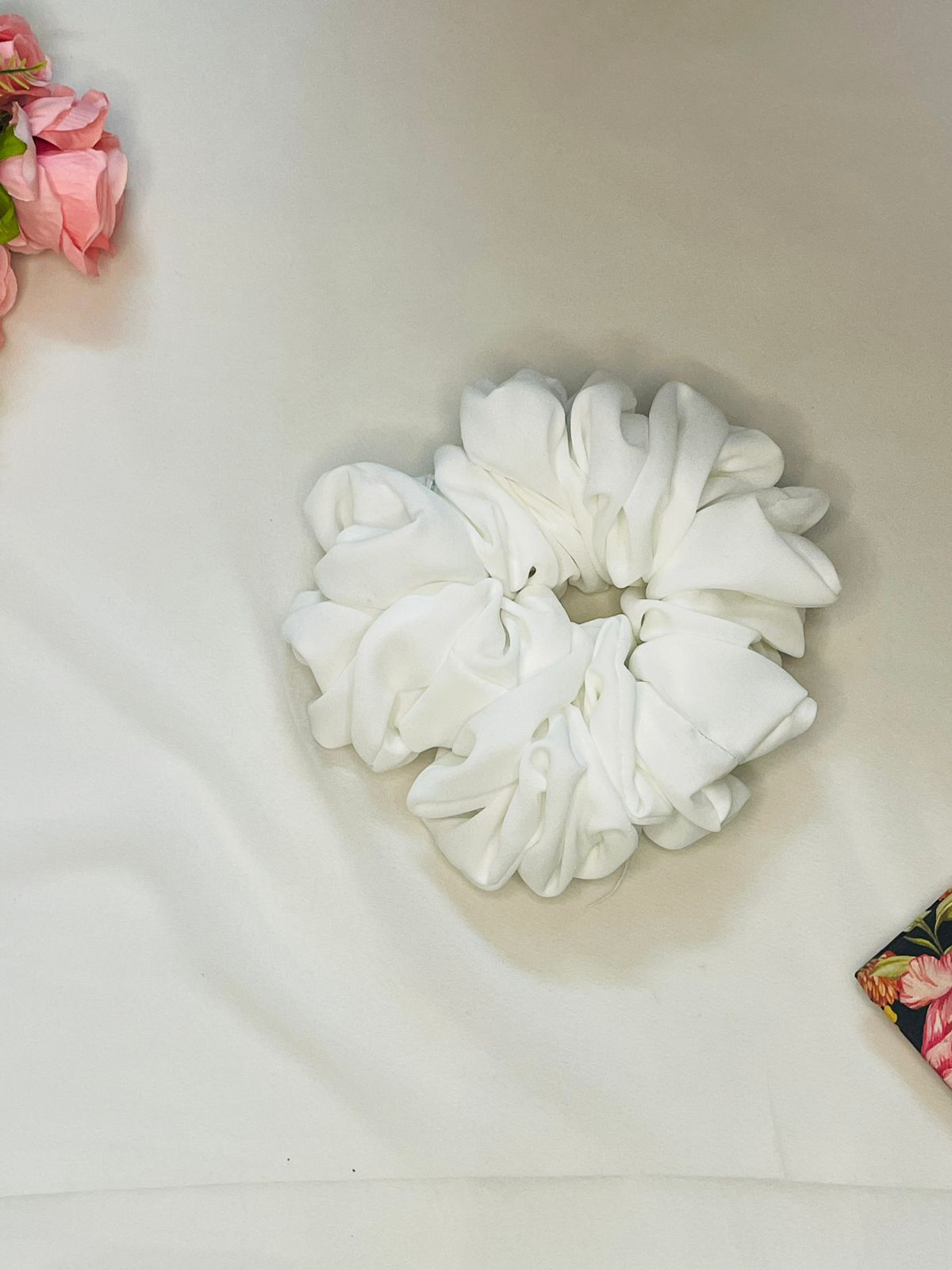 White Scrunchie